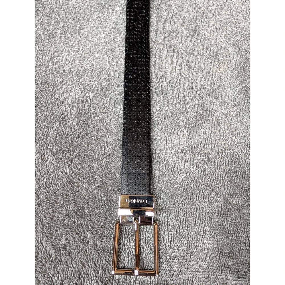 calvin klein‎ monogram logo belt size small